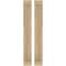 Ekena Millwork Americraft 2-Board Exterior Wood Joined Board-n-Batten Shutters w/ End Batten, ARW103BB207X77UNH, PR ARW103BB207X77UNH - alternate 1